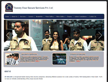 Tablet Screenshot of 24securenow.com